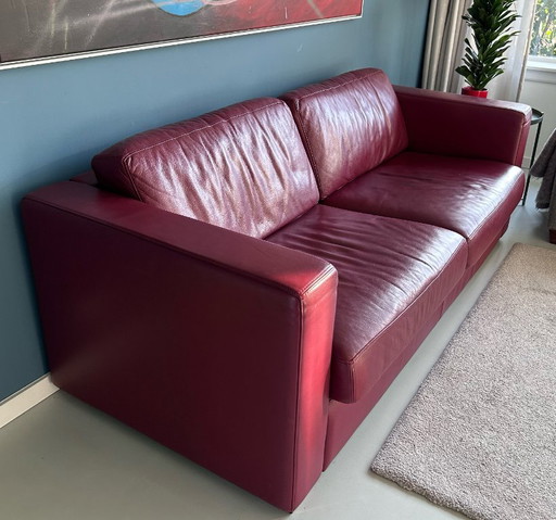 Set van 2 leren banken (Perida) - zgan