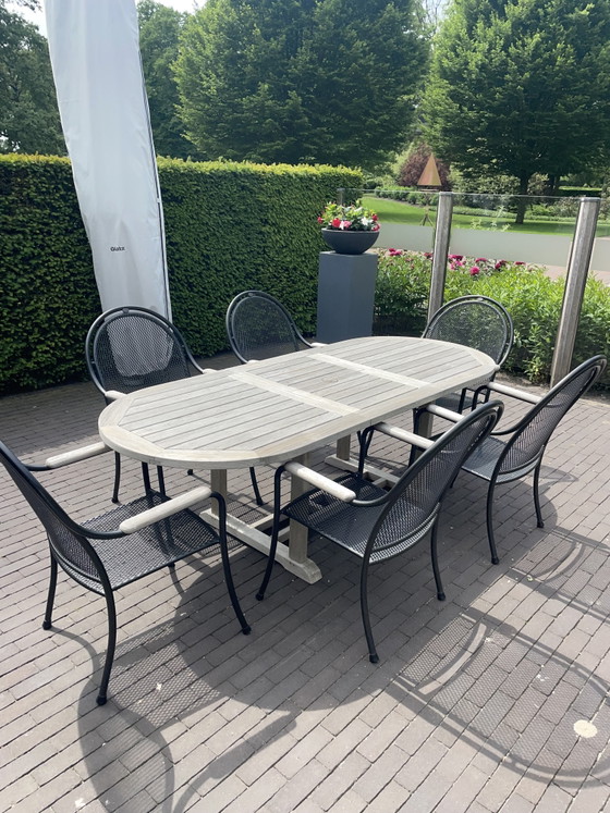 Image 1 of Gloster/Royal Garden teak garden set