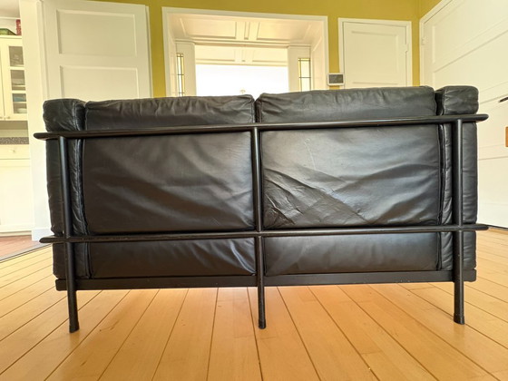 Image 1 of Sofá de dos plazas de cuero Harvink