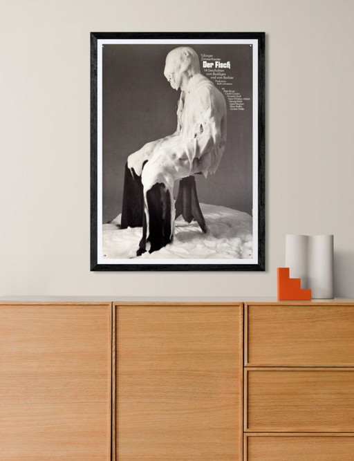 🐟 Der Fisch – 1968 – Original Poster by F+R Grindler for Tübinger Zimmertheater | 84 × 59 cm | West Germany