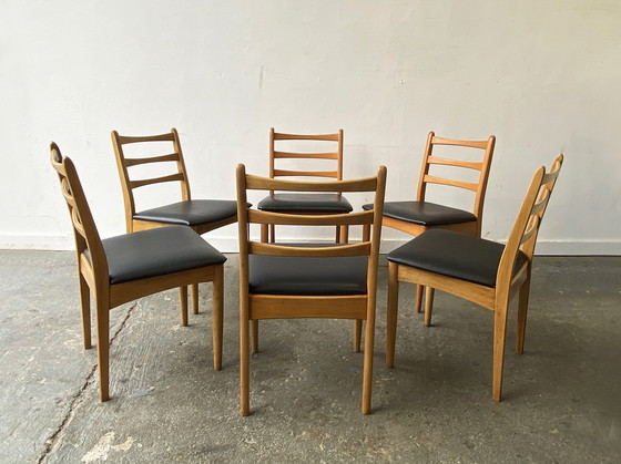 Image 1 of Satz von 4 Mid Century 1970's Esszimmerstühlen von Schreiber Furniture