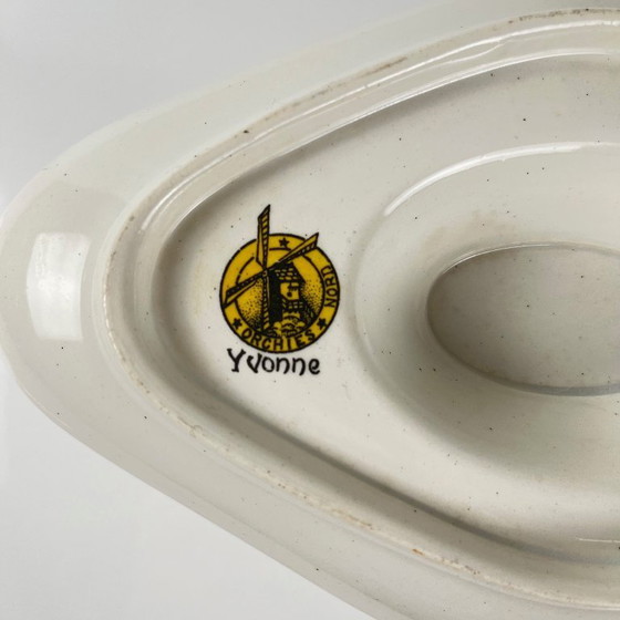 Image 1 of Salsera de ironstone "Yvonne", Orchies, principios del siglo XX