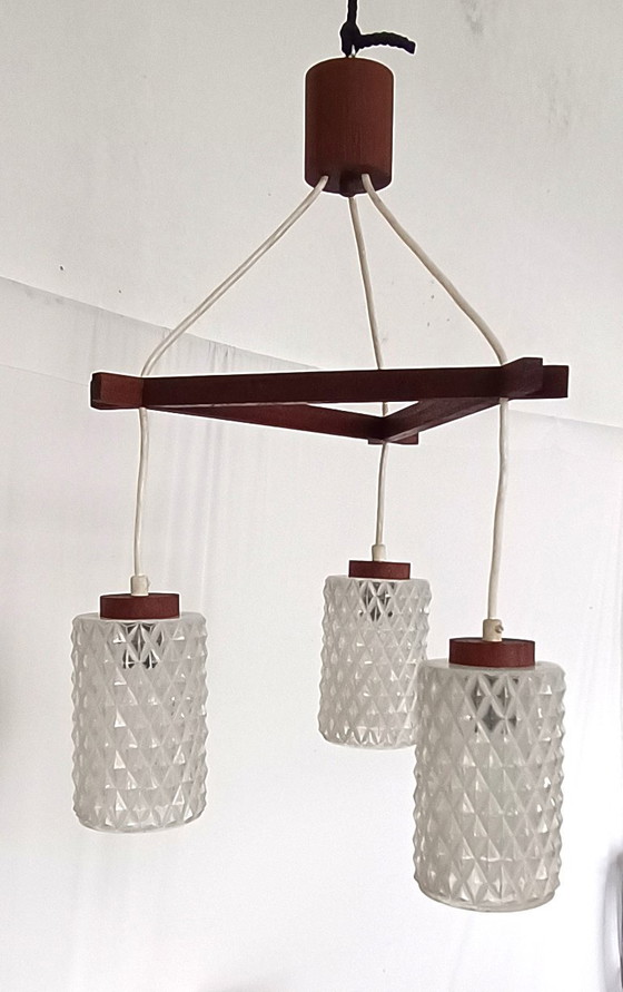 Image 1 of Dänische Design-Pendelleuchte aus den 1950er Jahren