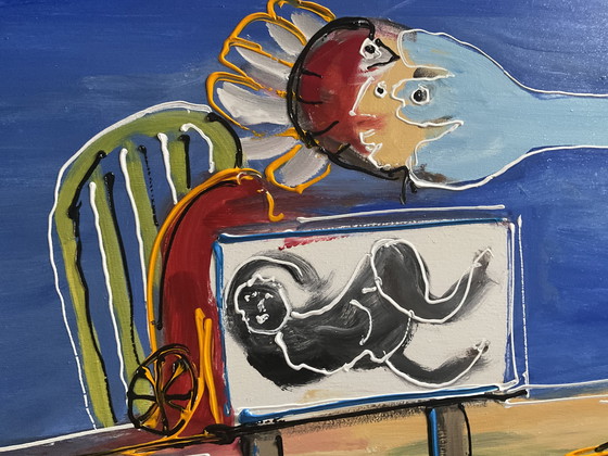 Image 1 of Painting for sale Cobra style