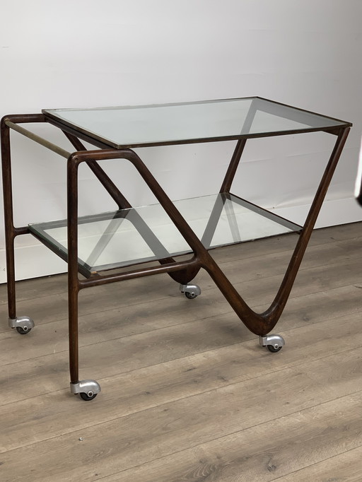 Chariot de service italien moderne du milieu du siècle