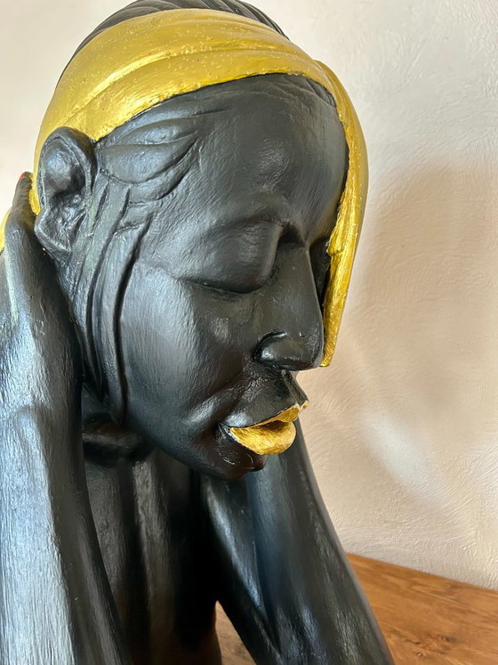 Serenità in Nero e Oro – Sculture, Legno (photo 10 of 11)