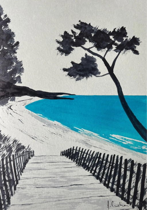 Artist's sketch 21x15cm