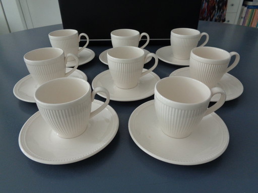 8 Sets of Wedgwood coffee cups, model Windsor
