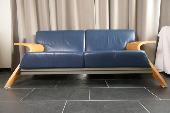 Image 1 of canapé design vintage NL années 80 Harvink Mazurka 2 places 
