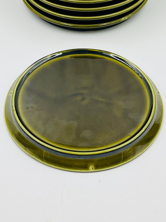 Set di 6 piatti da fonduta vintage verde oliva – Stoviglie, Ceramic (photo 9 of 9)