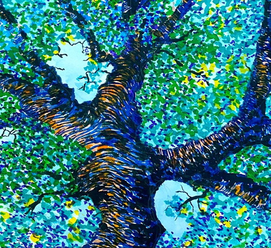 Vieux tronc au soleil – Peintures et dessins, Paper (photo 3 of 5)