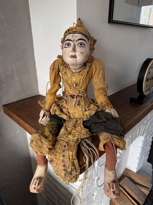 Beautiful antique Asian marionette