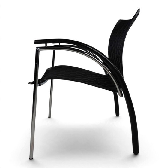 Poltrona lounge Thonet di Peter Maly, 1980 – Poltrone, Cromo, Legno, Vintage (photo 16 of 16)