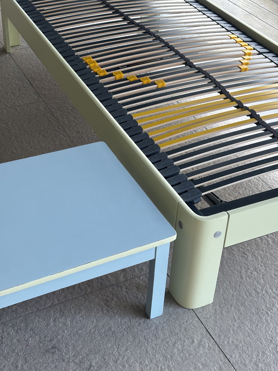 Image 1 of Cama Auping Auronde + base de láminas – verde salvia