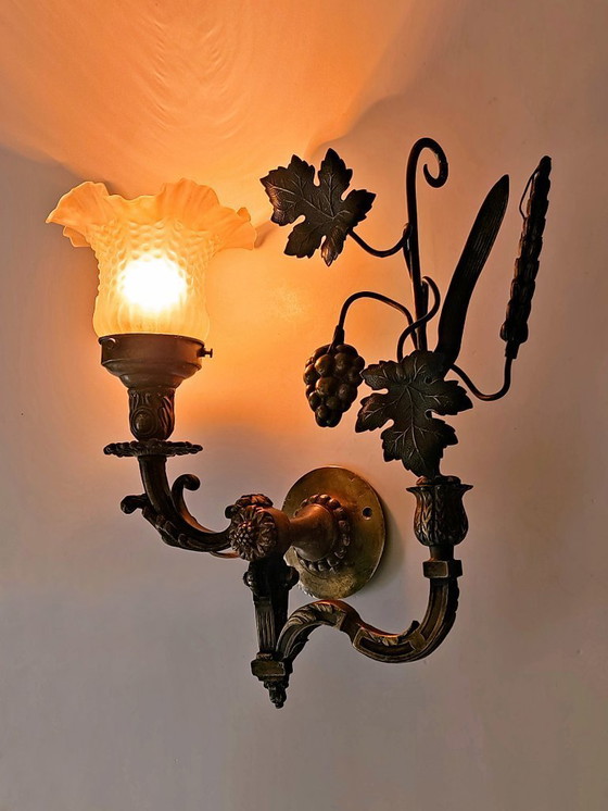 Image 1 of Art Nouveau wall lamp Jugendstil