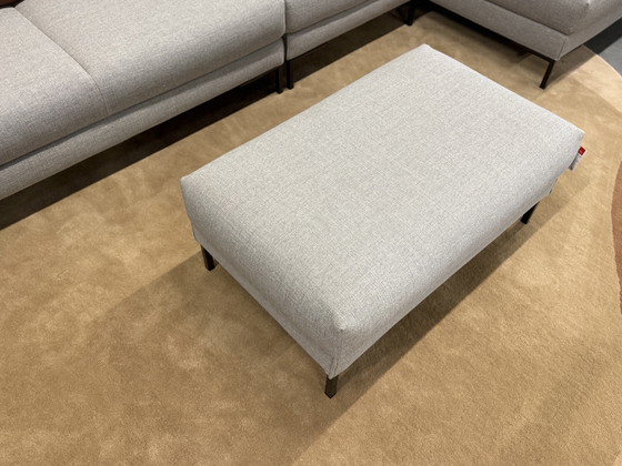 Image 1 of Design on stock Aikon Footstool gray fabric