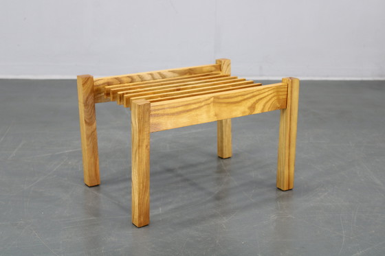 Image 1 of 1960s Wooden Bench for Flower Pot, Czechoslovakia