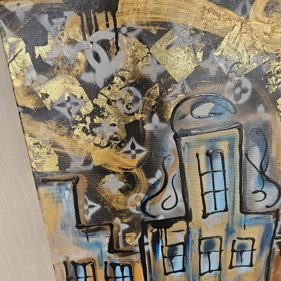 Rick Triest Glamour Amsterdam – Paintings & Drawings, Gold, Canvas (photo 2 of 15)