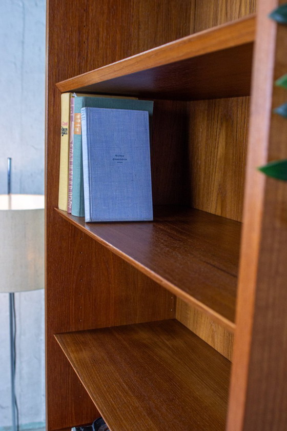 Image 1 of Vintage boekenkast, dressoir, bijzettafel, teak, Hundevad Deens