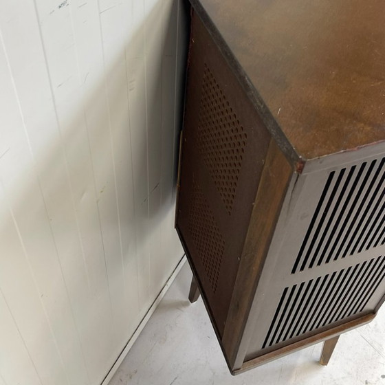 Image 1 of Vintage 60s/70s radio audio cabinet, mid-century