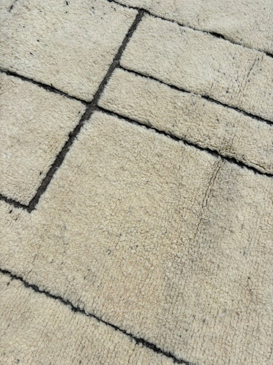 Image 1 of Tapis marocain blanc sur mesure, 400 x 300 cm, tapis berbère