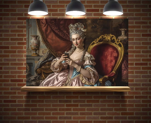 Photo printed on plexiglass / Baroque art revisited / Limited edition