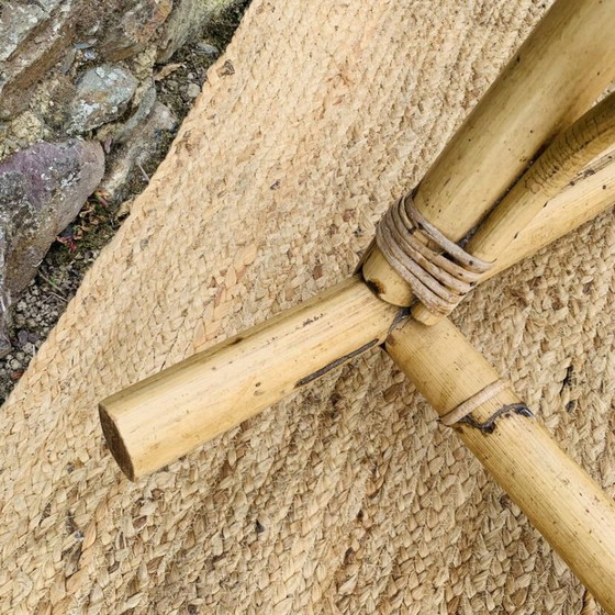 Image 1 of Coppia di sedie a dondolo in rattan di rohe noordwolde