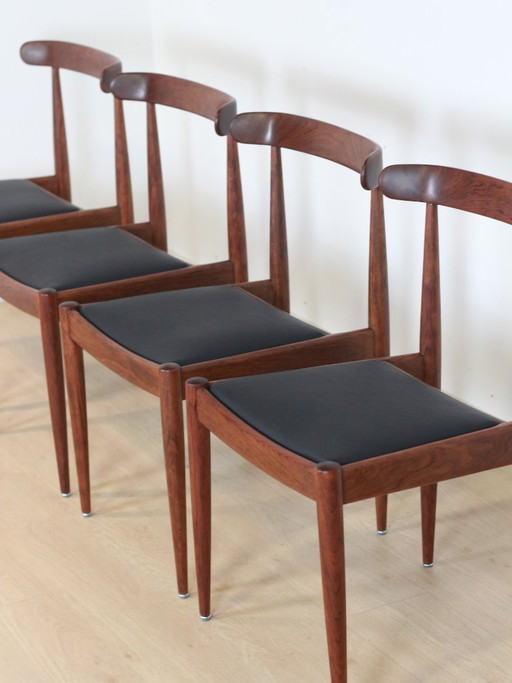 vintage 4× stoelen – Alfred Hendrickx Belform