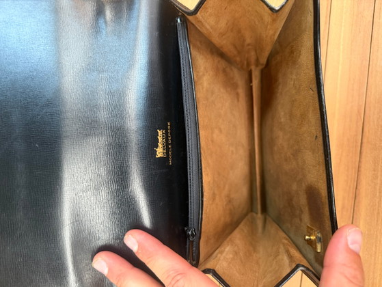 Bolso Delvaux “Xylophone” – Piel negra – 24 x 22 – Bolsos de hombro (photo 3 of 6)