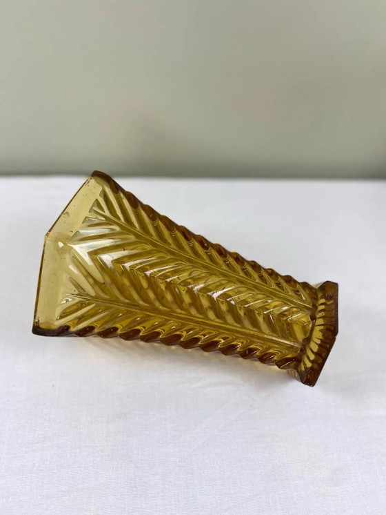 Amber Art Deco vase – Crystal, Glass (photo 5 of 7)