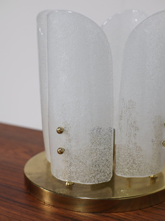 Image 1 of Deckenleuchte J.T. Kalmar, Murano-Eisglas, 1960er Jahre