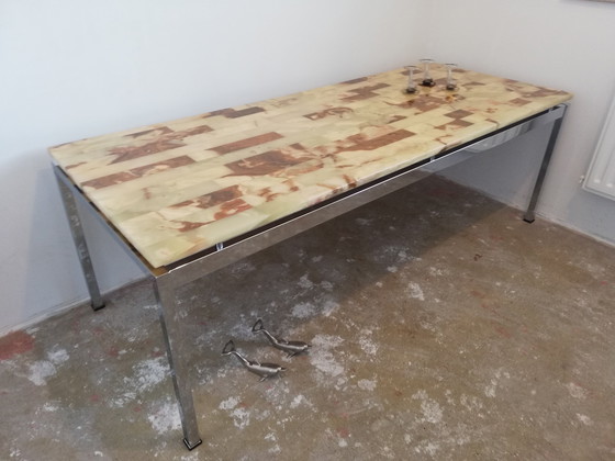Image 1 of Mid-Century Onyx Salontafel