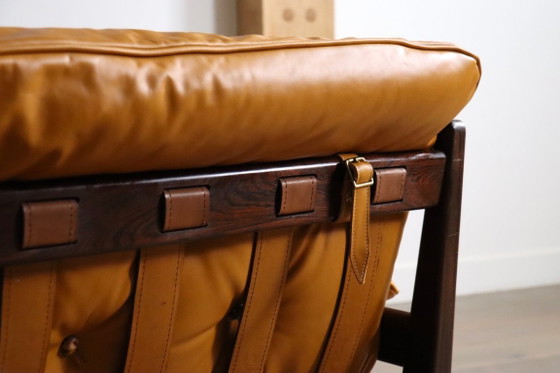 Jean Gillon Rodeio bank voor Italma Wood Art, Brazilië, 1965 – 3-5 zitsbanken, Leather, Vintage (photo 10 of 17)