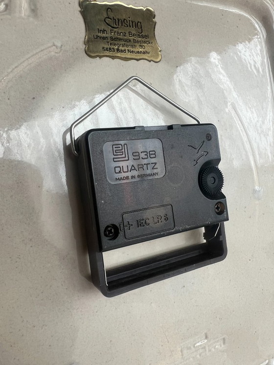 Image 1 of Vintage ceramic wall clock, Germany 1950s