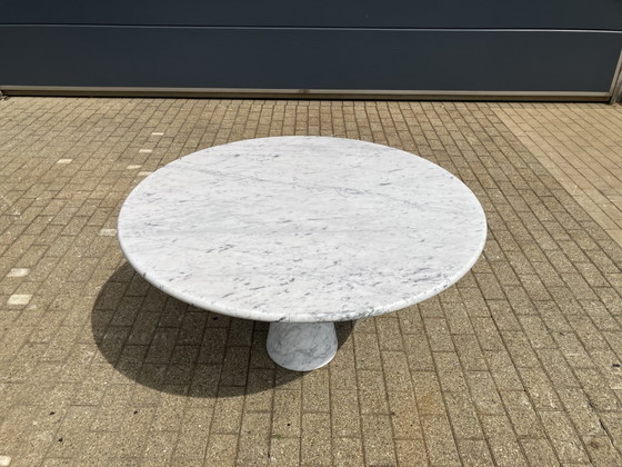 Image 1 of Angelo Mangiarotti M1 dining table Carrara marble 130cm As New!!