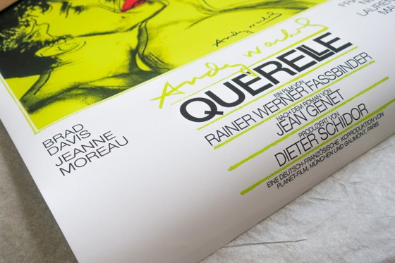 Querelle (Film von Fassbinder, Roman Querelle de Brest von Jean Genet) – 1982 Poster 70x100 cm – Andy Warhol (photo 10 of 11)