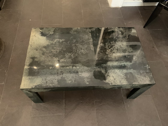 Vintage Aldo Tura Forest Green Goatskin Parchment Coffee Table – 1960s/70s – Other (photo 3 of 6)