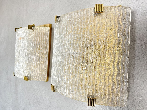 Image 1 of Coppia di lampade da parete vintage in Murano