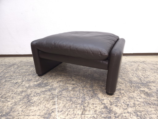 Cassina Maralunga Stool Ottoman Leather Stool