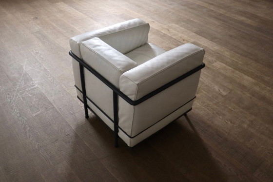 Image 1 of Vintage Cassina LC2 loungestoel van Charlotte Perriand en Le Corbusier