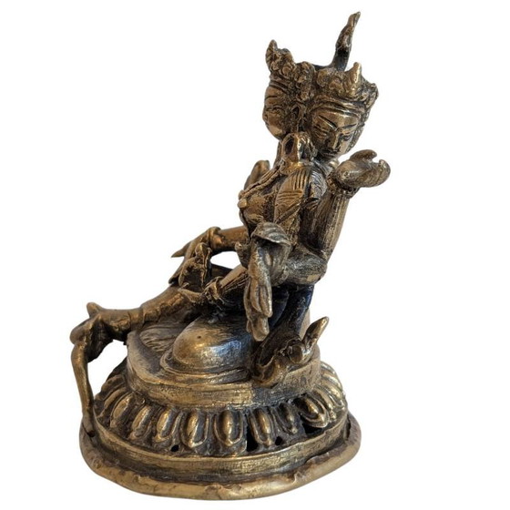 Ushnishavijaya – Boeddhistisch bronzen beeld lot 144 – Beeldhouwkunst (photo 6 of 8)
