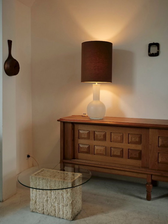 Image 1 of Lampada Doria Leuchten bianco opalino