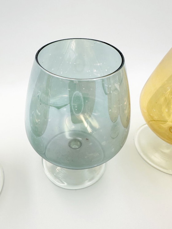 Image 1 of Bicchieri da liquore pastello anni '50 x 6