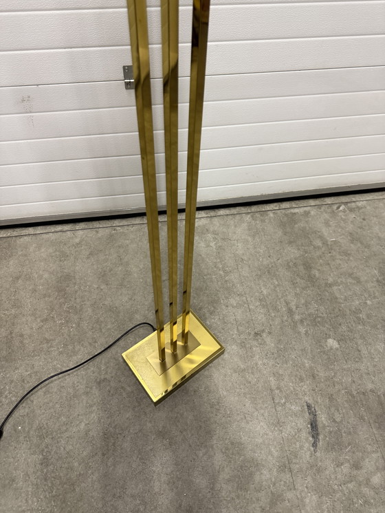 Image 1 of Lampada da terra Lustrerie Deknudt Hollywood Regency color oro