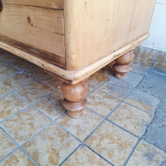 Image 1 of Cassettiera antica in legno / Credenza / Cassettiera / Cassettiera