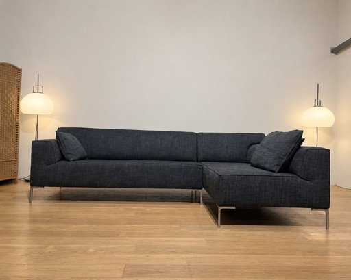 Canapé d'angle Bloq, design comme neuf, en stock + garantie