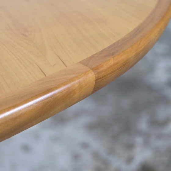 Image 1 of Vintage 1960s extendable oval table 6 to 10 persons