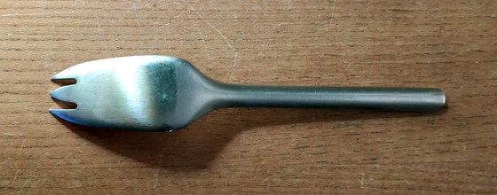 Image 1 of GEORG JENSEN 1955  5 Couverts de MAGNUS STEPHENSEN modèle TUJA TANAQUIL