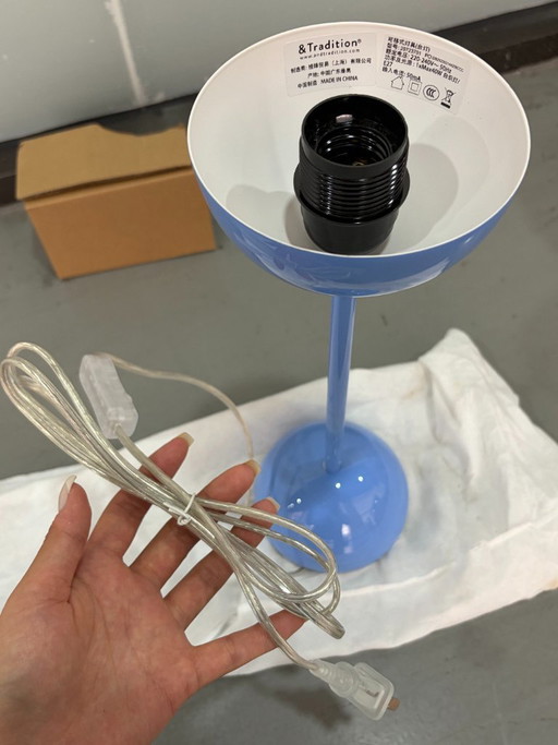 Vintage Panthella vloerlamp van Verner Panton uit de jaren 70.