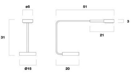 Image 1 of Bureaulamp - Zoom M - Ricard Ferrer - Metalarte - 1980